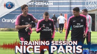 تمرین پاری سن ژرمن برای بازی با نیس (7 مهر)