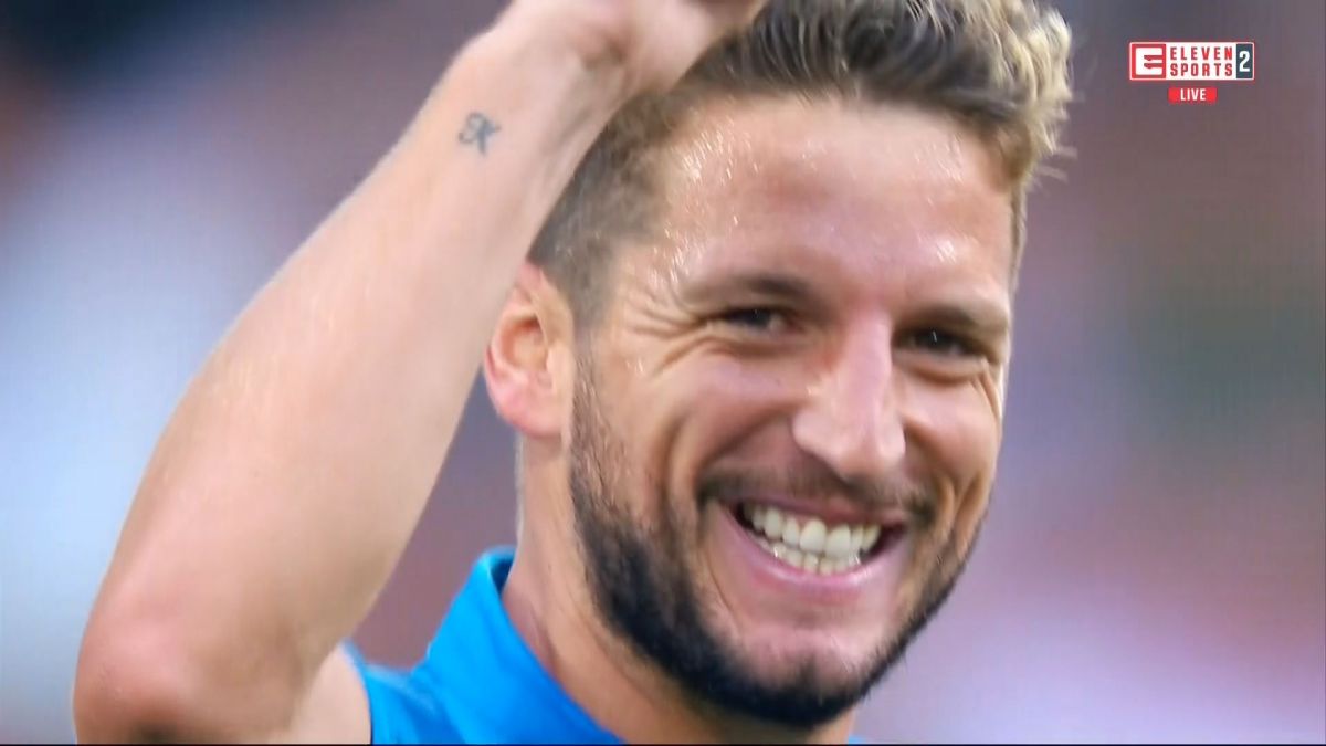 گل اول ناپولی به یوونتوس (مرتنز)