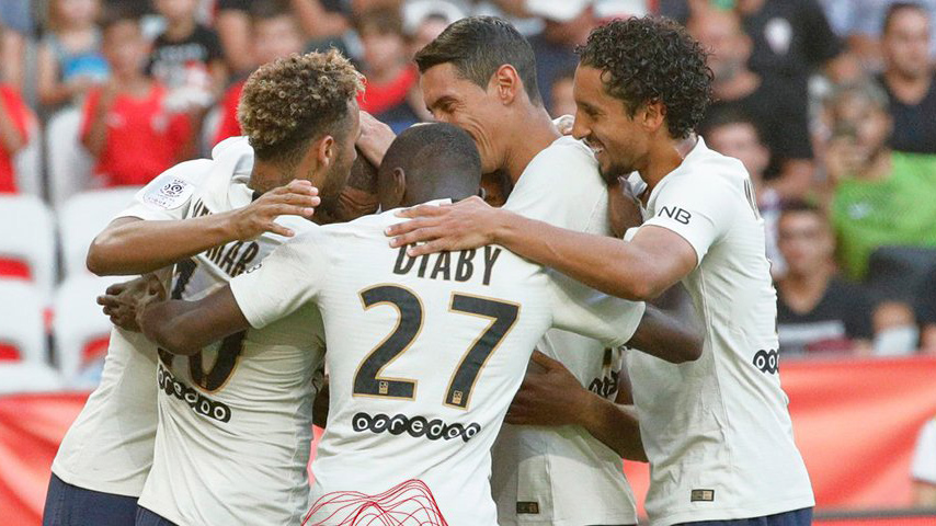 خلاصه بازی نیس 0-3 پاری سن ژرمن (دبل نیمار)