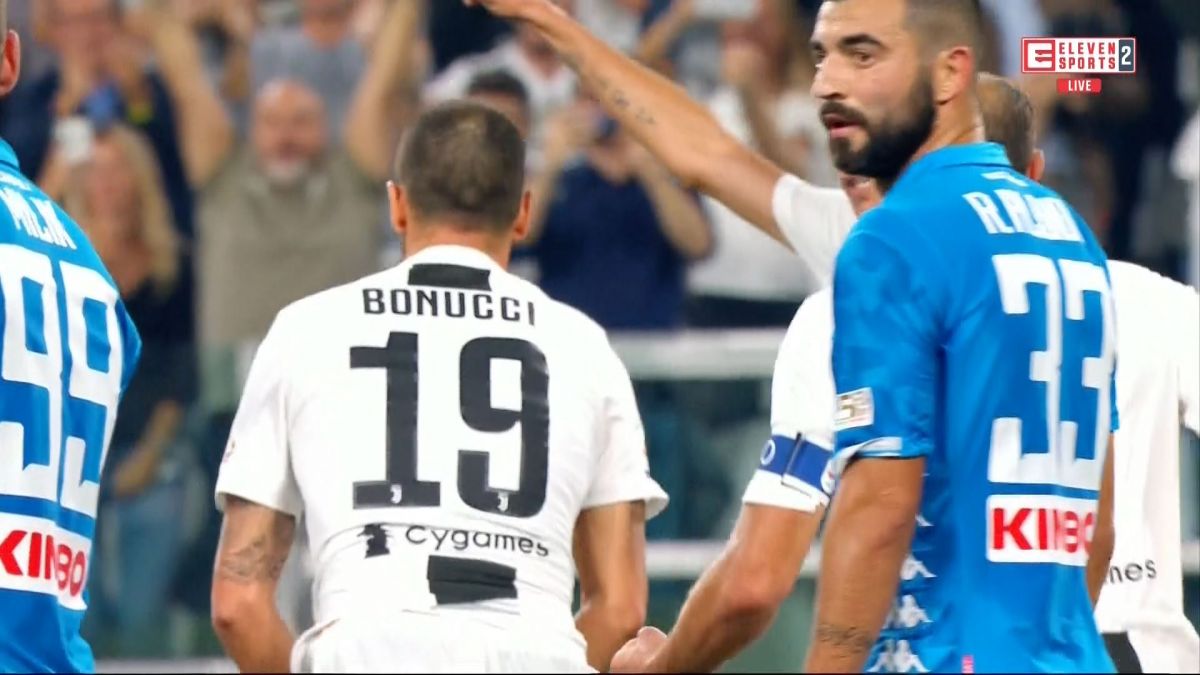 پاس گل رونالدو / گل سوم یوونتوس به ناپولی (بونوچی)