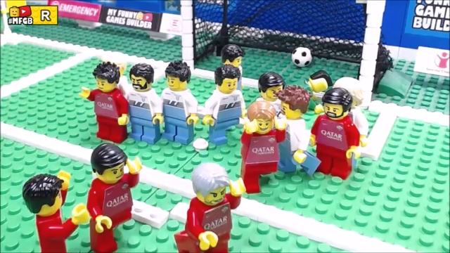 شبیه سازی بازی رم 3-1 لاتزیو با عروسک لگو
