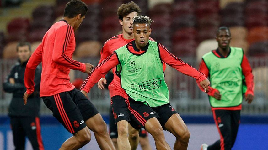 تمرین رئال مادرید در روسیه برای دیدار با زسکا