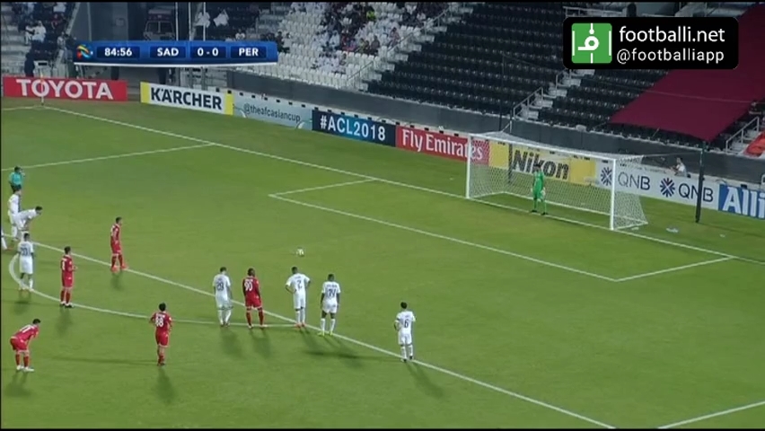 گل اول پرسپولیس به السد (علیپور)