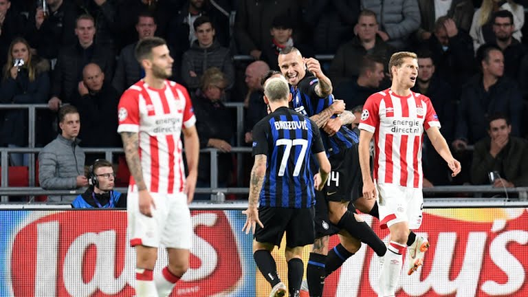 خلاصه لیگ قهرمانان: آیندهوون 1-2 اینتر