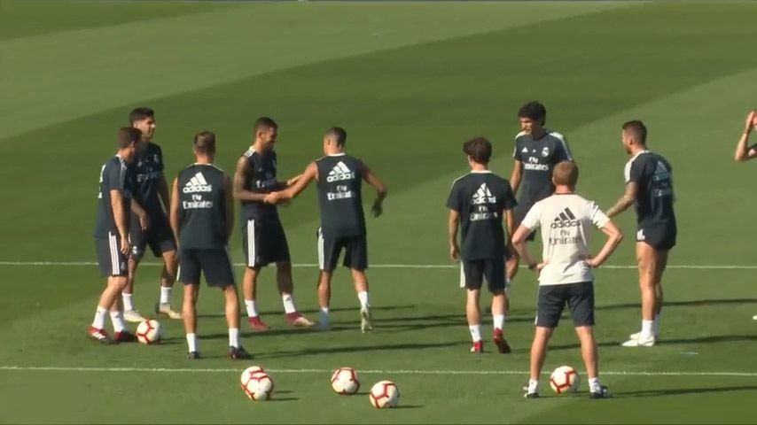 درگیری در تمرین رئال به دلیل لایی خوردن