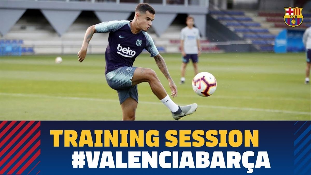 آخرین تمرین بارسلونا برای بازی مقابل والنسیا