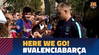 سفر بازیکنان بارسلونا به والنسیا