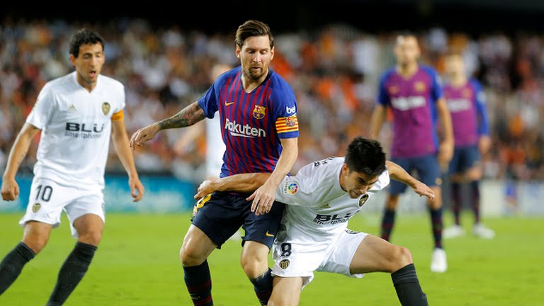 خلاصه بازی والنسیا 1-1 بارسلونا