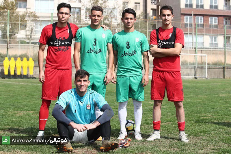 تصویری از پرسپولیسی های تیم ملی امید