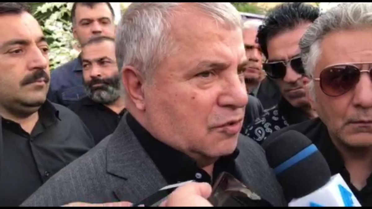 اختصاصی/ صحبت های علی پروین در حاشیه مراسم ختم بهرام شفیع