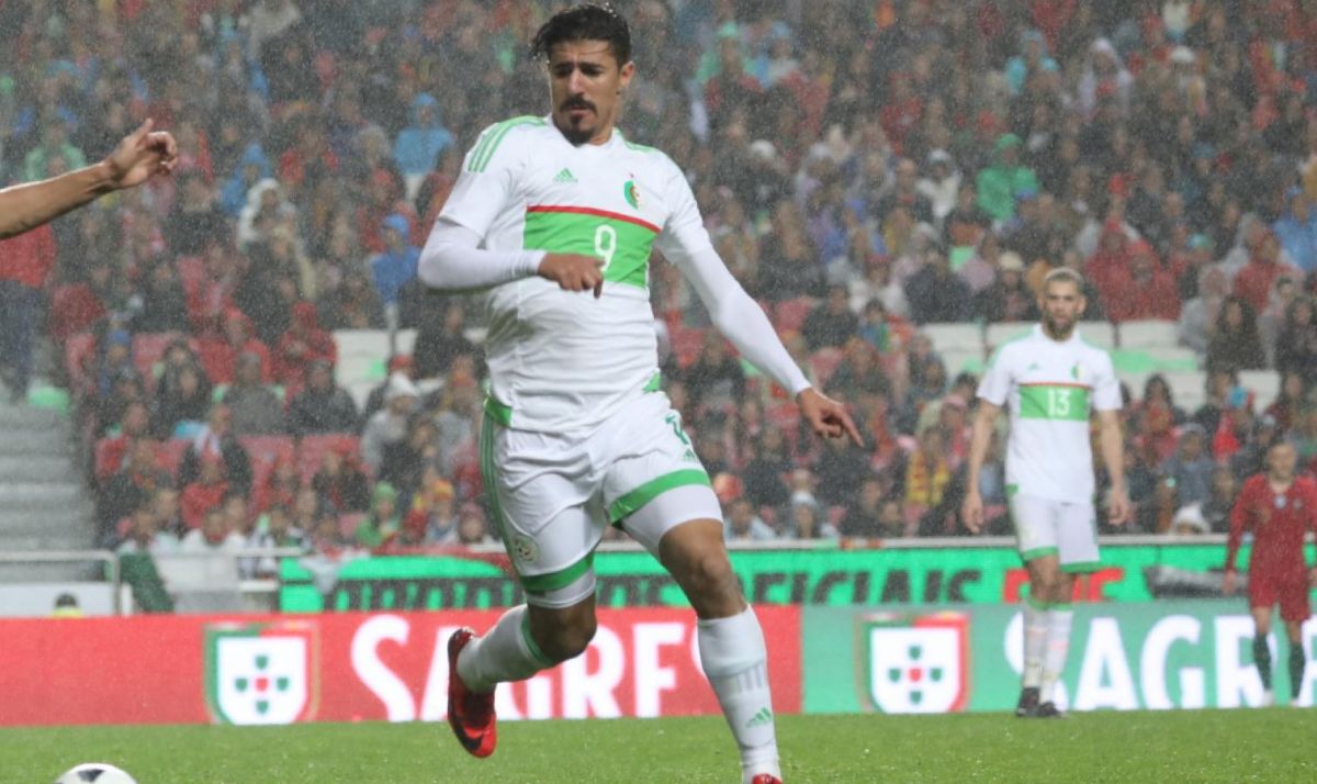 گلزنی بغداد بونجاح برای الجزایر مقابل بنین