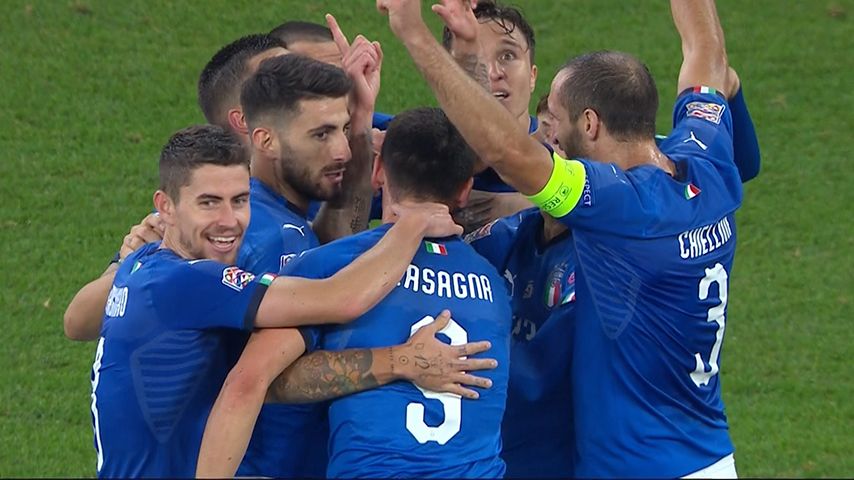 خلاصه لیگ ملتهای اروپا: لهستان 0-1 ایتالیا (گل دقیقه 90 بیراگی)