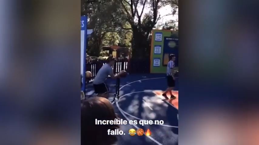 مهارت جیمز رودریگز در بسکتبال