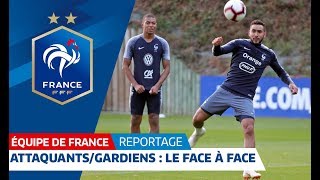 تمرین گلزنی بازیکنان تیم ملی فرانسه