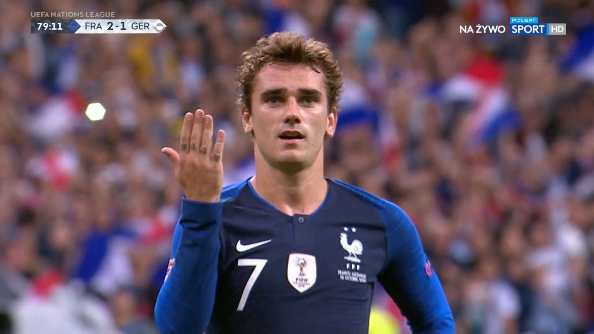 گل دوم فرانسه به آلمان (گریزمن)