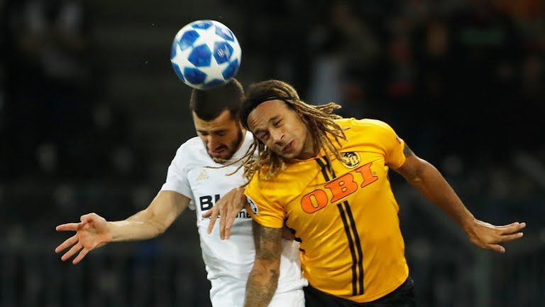 خلاصه لیک قهرمانان: یانگ بویز 1-1 والنسیا