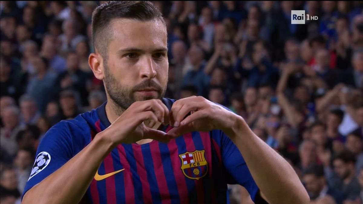 گل دوم بارسلونا به اینتر (آلبا)