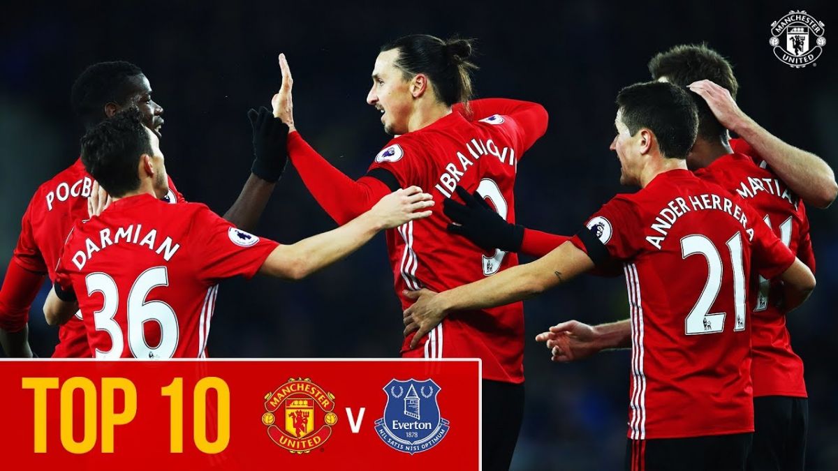 10 سوپرگل منچستریونایتد مقابل اورتون