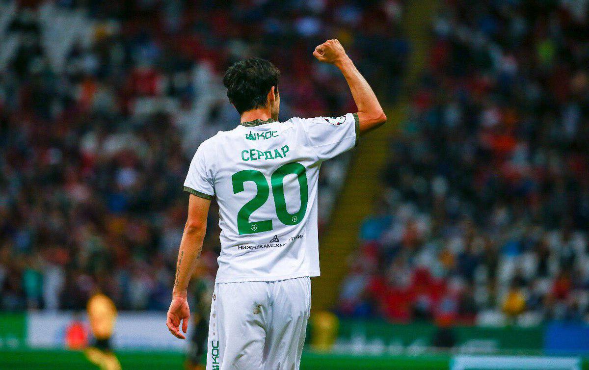 گلزنی سردار آزمون مقابل دینامو مسکو