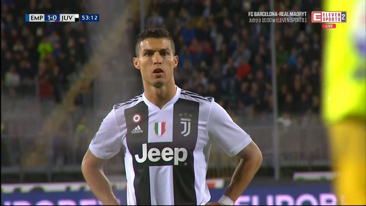 گل اول یوونتوس به امپولی (رونالدو)