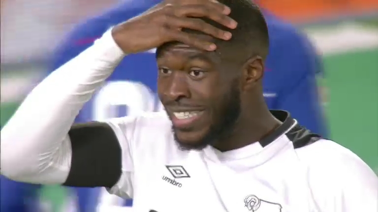 گل به خودی عجیب بازیکن دربی کانتی مقابل چلسی