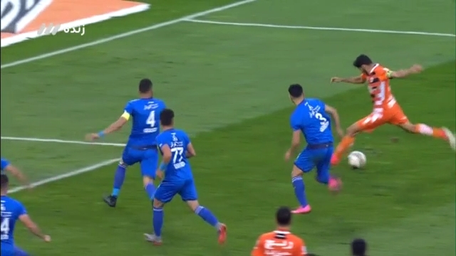 گل اول سایپا به استقلال (ترابی)