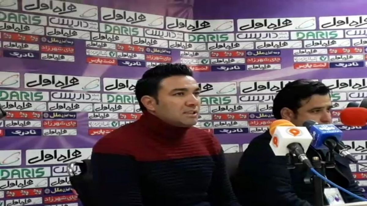 اختصاصی/ کنفرانس خبری نکونام بعد از بازی با پدیده