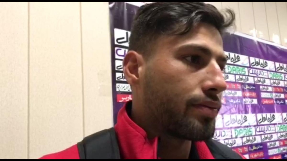 اختصاصی/ صحبت های ایمان سلیمانی بازیکن تیم تراکتورسازی پس از پیروزی مقابل پیکان