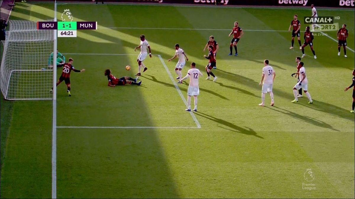 گل نشدن عجیب و باورنکردنی موقعیت منچستریونایتد مقابل بورنموث