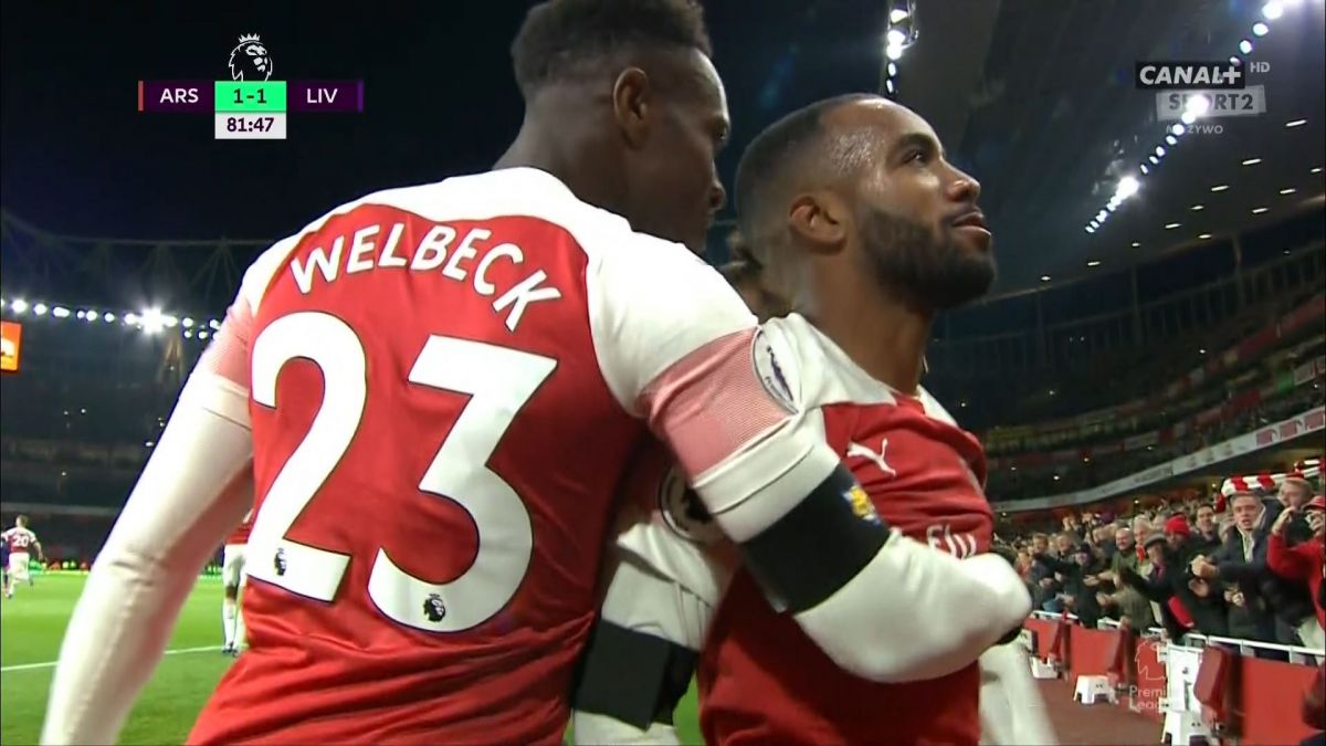 گل اول آرسنال به لیورپول (لاکازت)