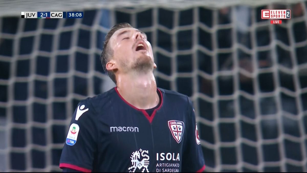 گل اول کالیاری و گل دوم یوونتوس در فاصله یک دقیقه