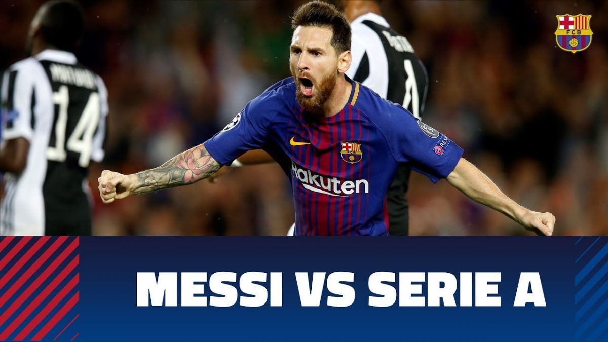 گلهای لیونل مسی مقابل تیمهای ایتالیایی