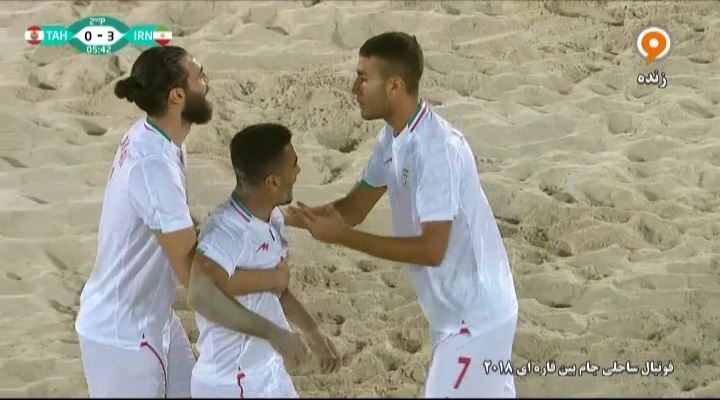 خلاصه فوتبال ساحلی: ایران 4-2 تاهیتی