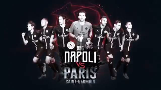 با پاری سن ژرمن از آغاز تا پایان بازی مقابل ناپولی
