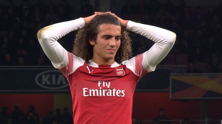 مصدومیت شدید و دردناک ولبک در بازی آرسنال و اسپورتینگ