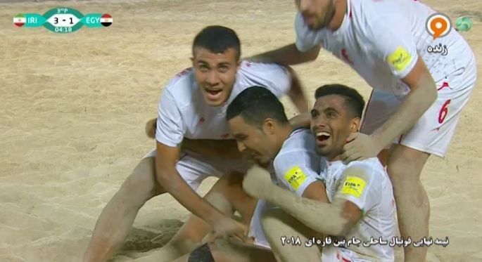 خلاصه فوتبال ساحلی: ایران 3-1 مصر