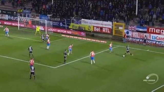 پاس گل علی قلی‎زاده مقابل کلوب بروژ