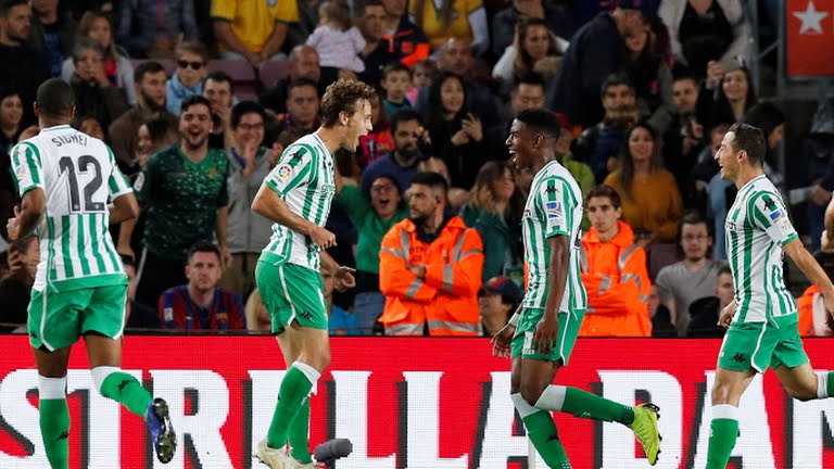 گل دوم بارسلونا و جبران بتیس با گل چهارم