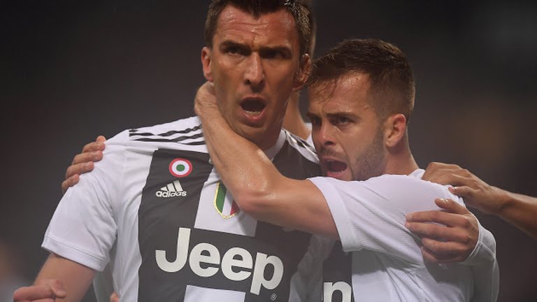 گل اول یوونتوس به میلان (مانژوکیچ)