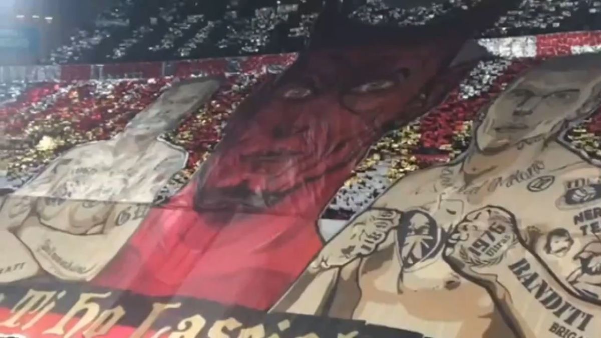 جو شیطانی سن سیرو پیش از بازی میلان و یوونتوس