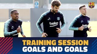 تمرین بارسلونا (22 آبان)