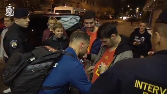 سفر بازیکنان اسپانیا به زاگرب برای بازی مقابل کرواسی