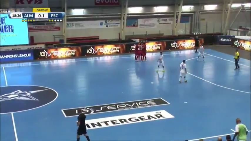 گلزنی حسین طیبی مقابل پسکارا در فوتسال لیگ قهرمانان اروپا