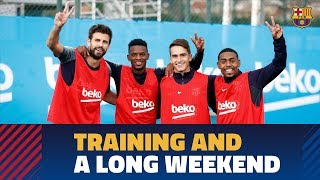 تمرین بارسلونا (24 آبان)