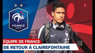 بازگشت بازیکنان فرانسه از هلند بعد از بازی در لیگ ملت ها