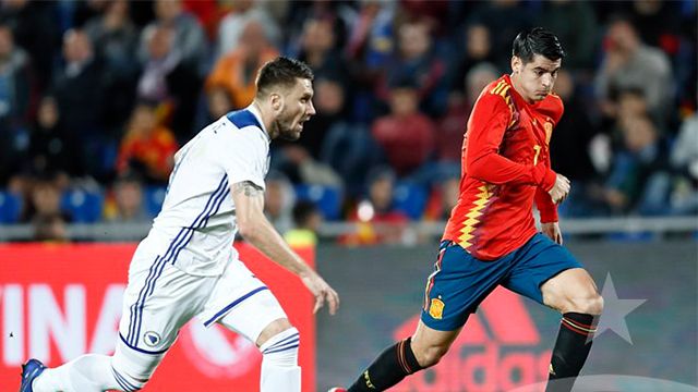 خلاصه بازی اسپانیا 1-0 بوسنی