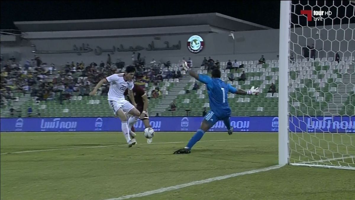 هدر دادن موقعیت استثنایی توسط آزمون با سوپرسیو دروازه بان ونزوئلا