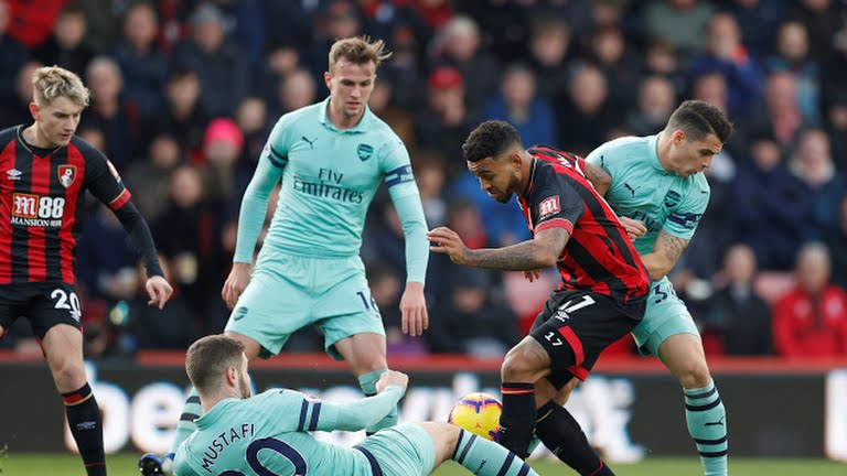 سوپرگل به خودی بازیکن بورنموث مقابل آرسنال