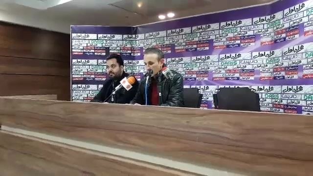 اختصاصی/ کنفرانس خبری گل محمدی پس از برتری پدیده مقابل سایپا