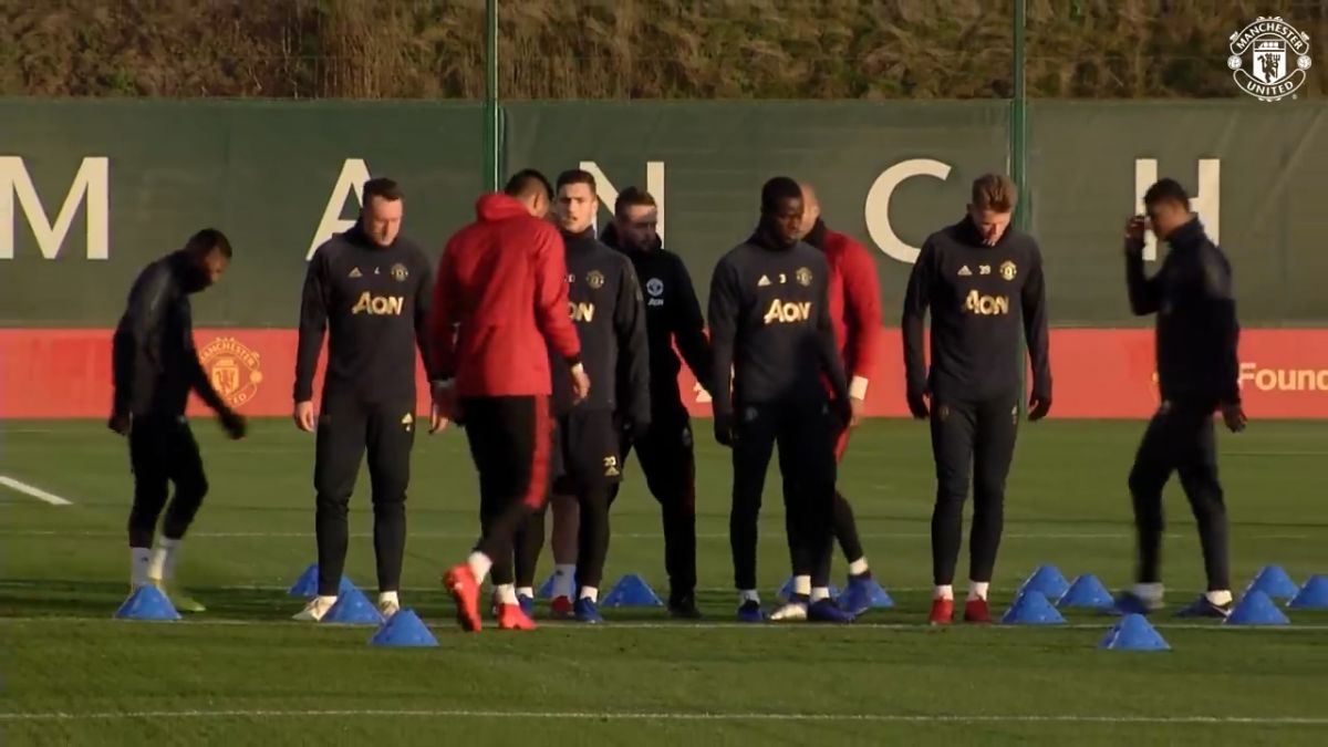 آخرین تمرین منچستریونایتد برای بازی با یانگ بویز